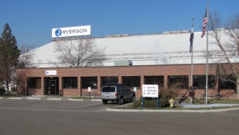 Exterior photo of Ryerson's Commerce City, Colarado facility